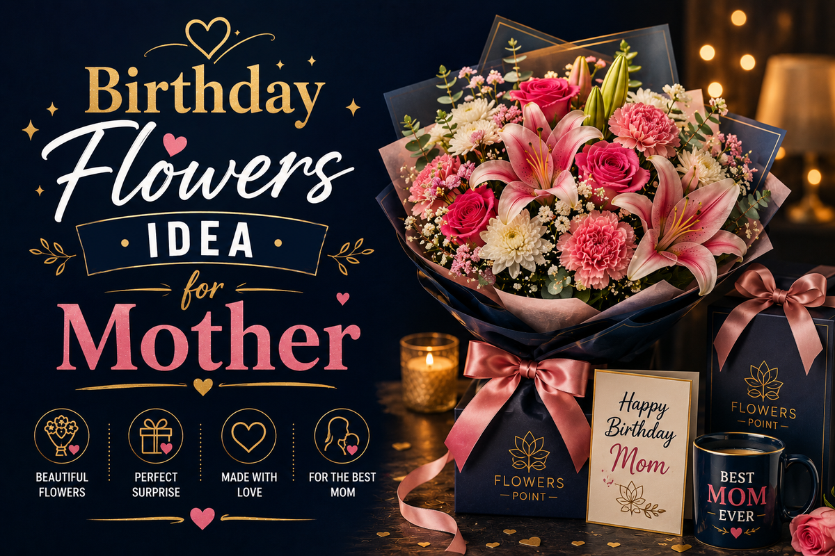 Birthday Flowers idea for Mother in DUbai
