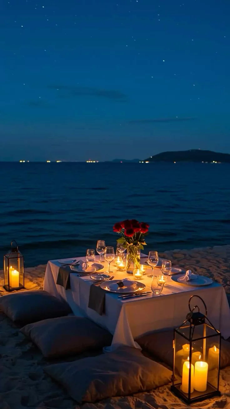 Beach evening moments