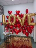 External Love balloons