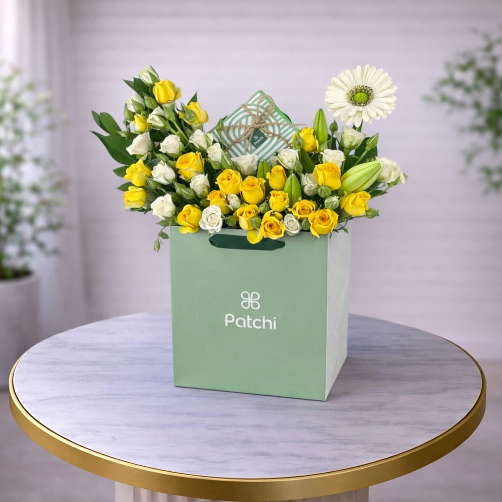 Golden Bloom patchi