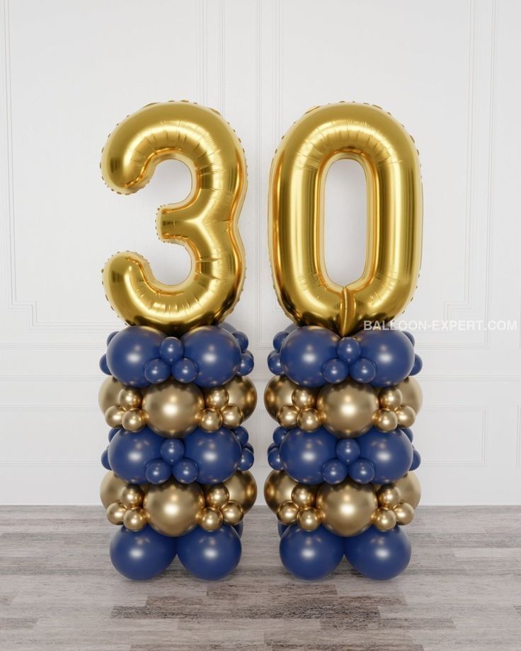 Golden digit decor