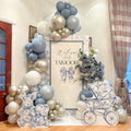 Luxury Blue Welcome decor