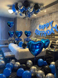 Midnight Blue & Silver
