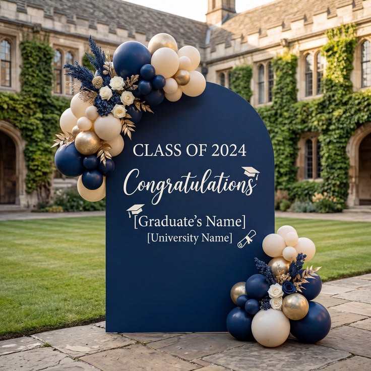 Modern Graduation Photo Booth