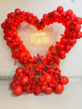 Organic Heart Balloon Frame