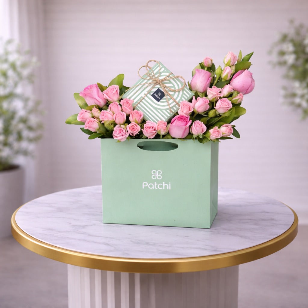 Luxury Bloom with Patchi